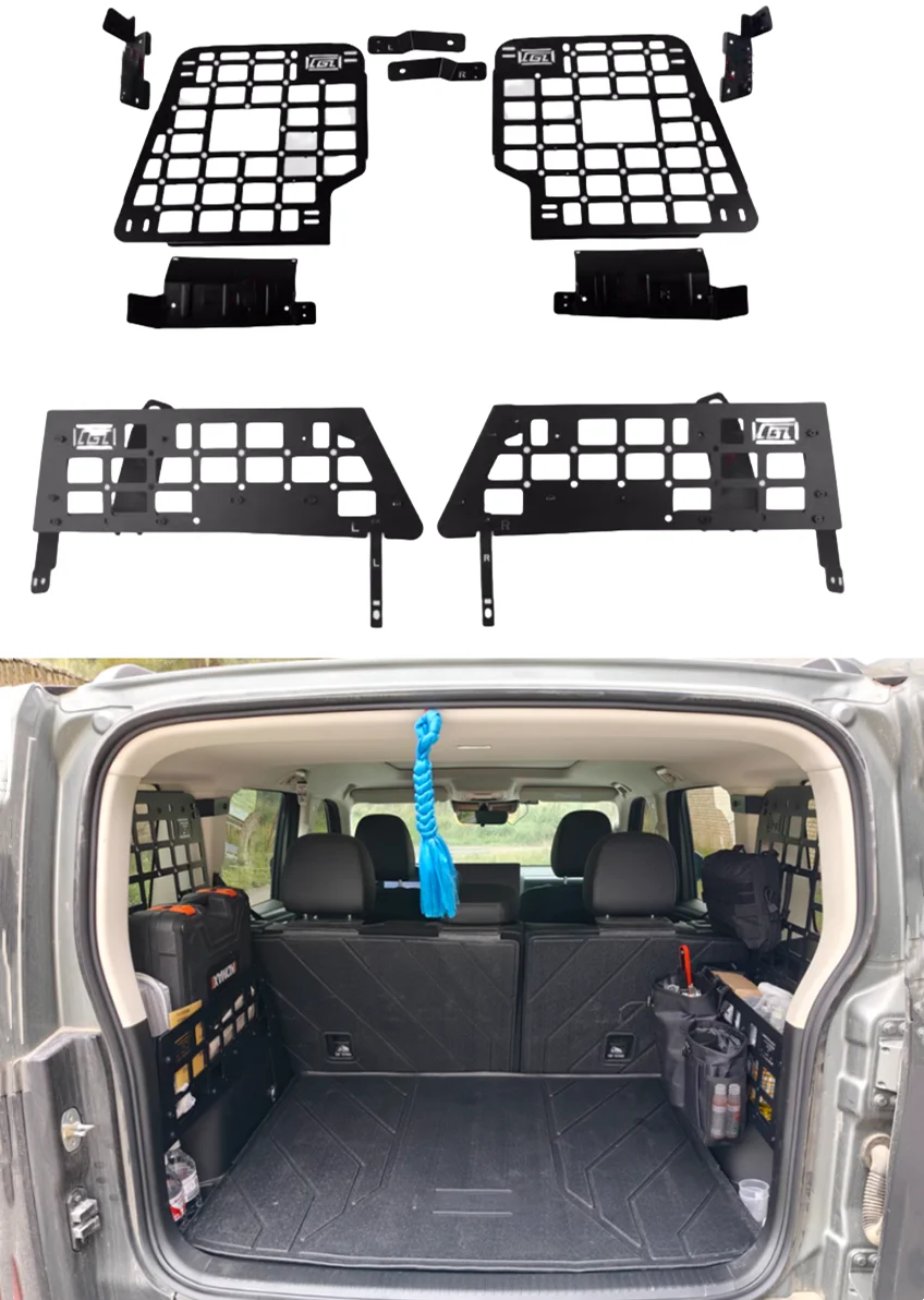 For Great Wall Haval Raptor 2023-2024 Rear Cargo Rack Shelf Luggage Storage Box Kit Car Accessories