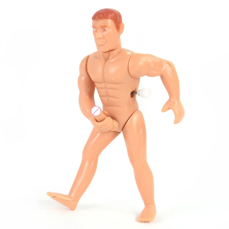 Funny Masturbating Man Figures Toy Plastic Wind Up Toy  Prank Joke Gag For Over 14 Years Old Bachelor Party Decoration Supplies