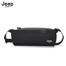 JEEP BULUO Brand Fashion Men's Chest Bag Crossbody Shoulder Sling Bags Women Unisex Nylon Black Waterproof Waist Bag For phone