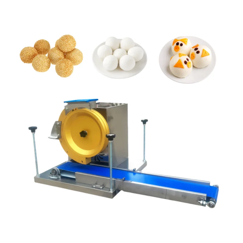 Automatic Bread Dough Balls Forming Rounder Stainless Steel Electric Rounding Pizza Bakery Dough Rolling Divider Machine