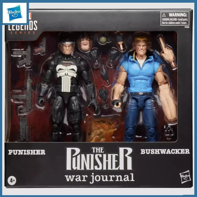 هاسبرو ألعاب شخصيات الحركة الأصلية من Marvel Legends The Punisher War Journal Bushwacker للأولاد والبنات هدية قابلة للجمع