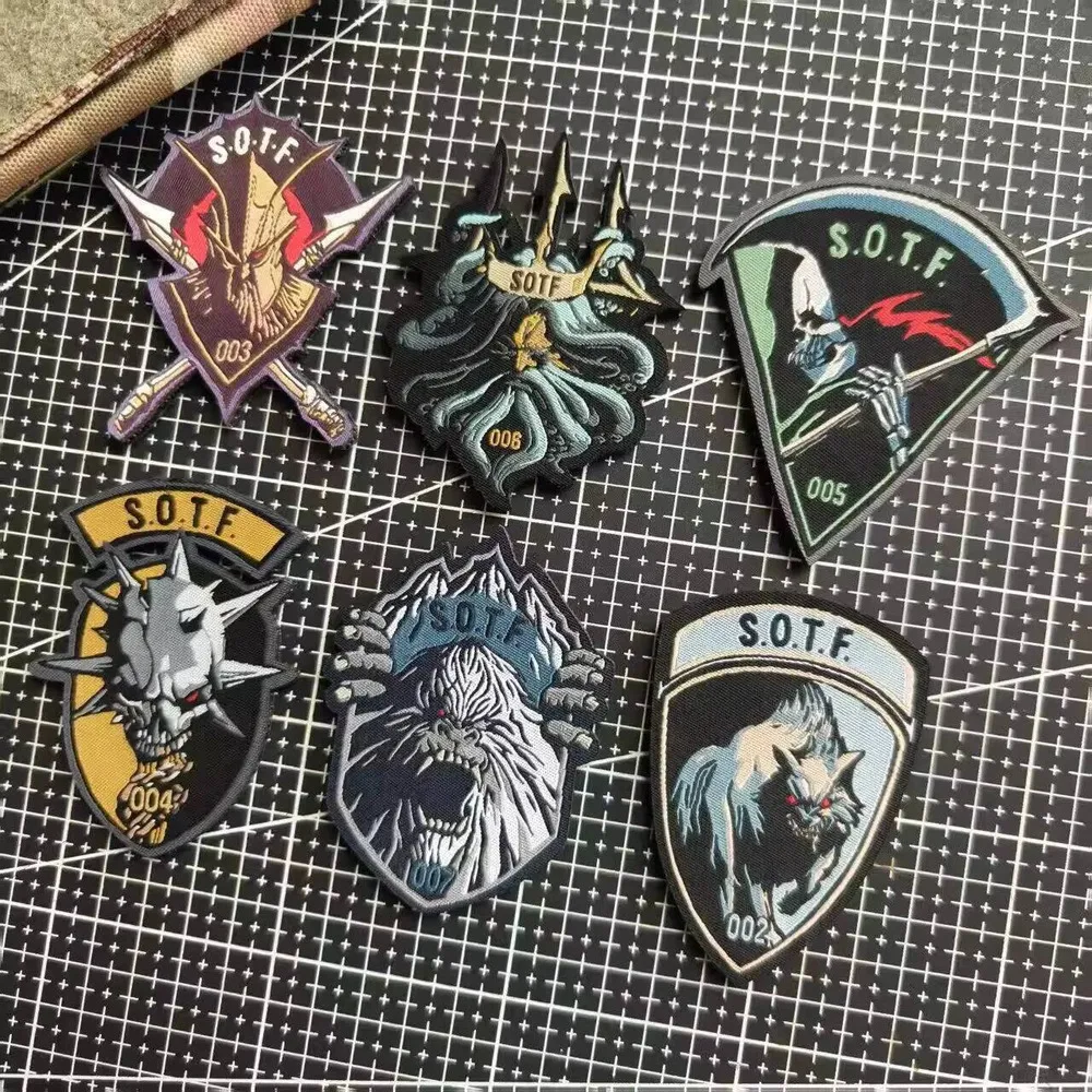 

Аниме Call Of Duty, повязка на руку для косплея, эмблема Мораля, одежда, аксессуары для рюкзака, вышитые нашивки, наклейка