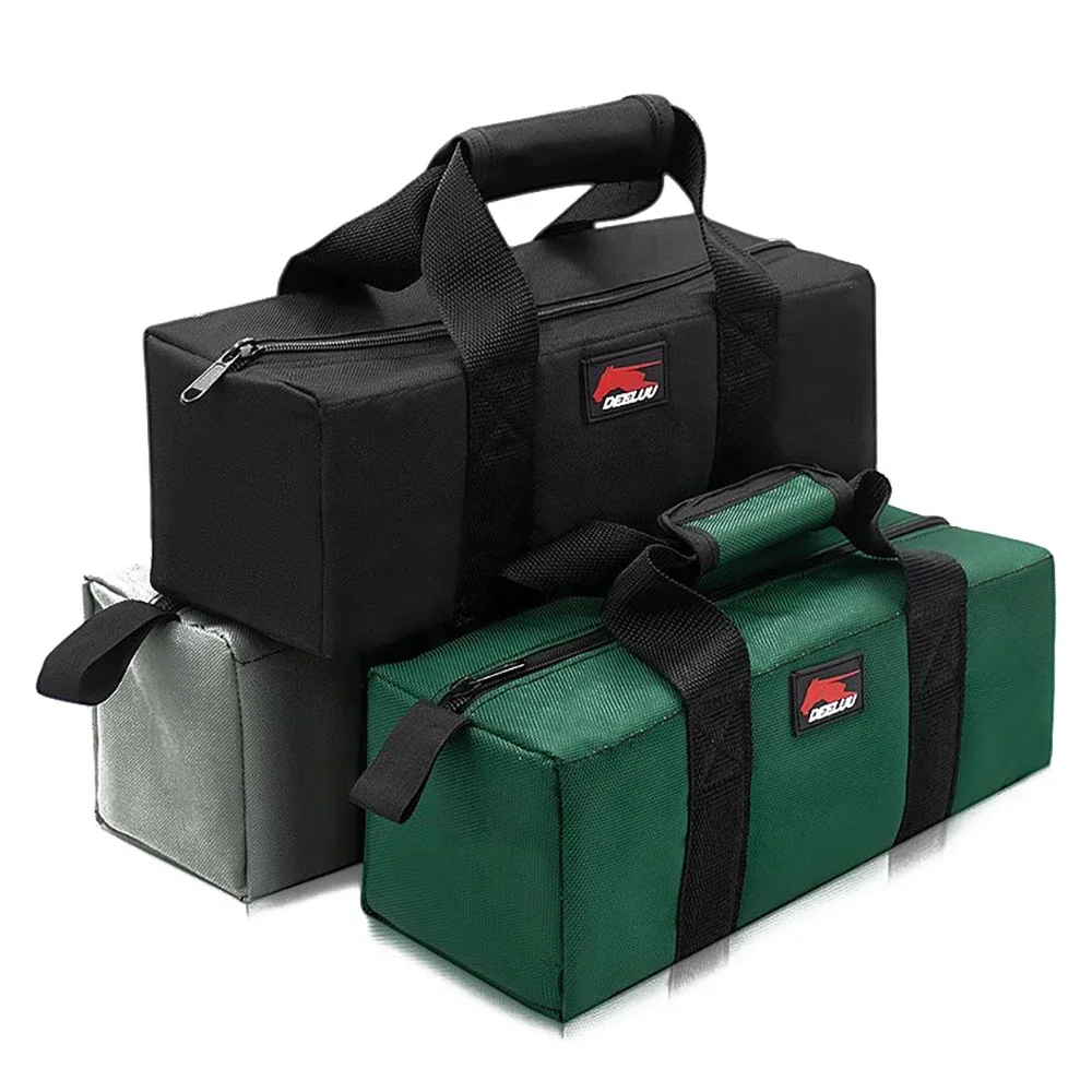 Oxford Cloth Electrician Bag Double Layer Multi-function Tool Bag Multi-pocket Waterproof and Drop-proof Storage Bag 1680D