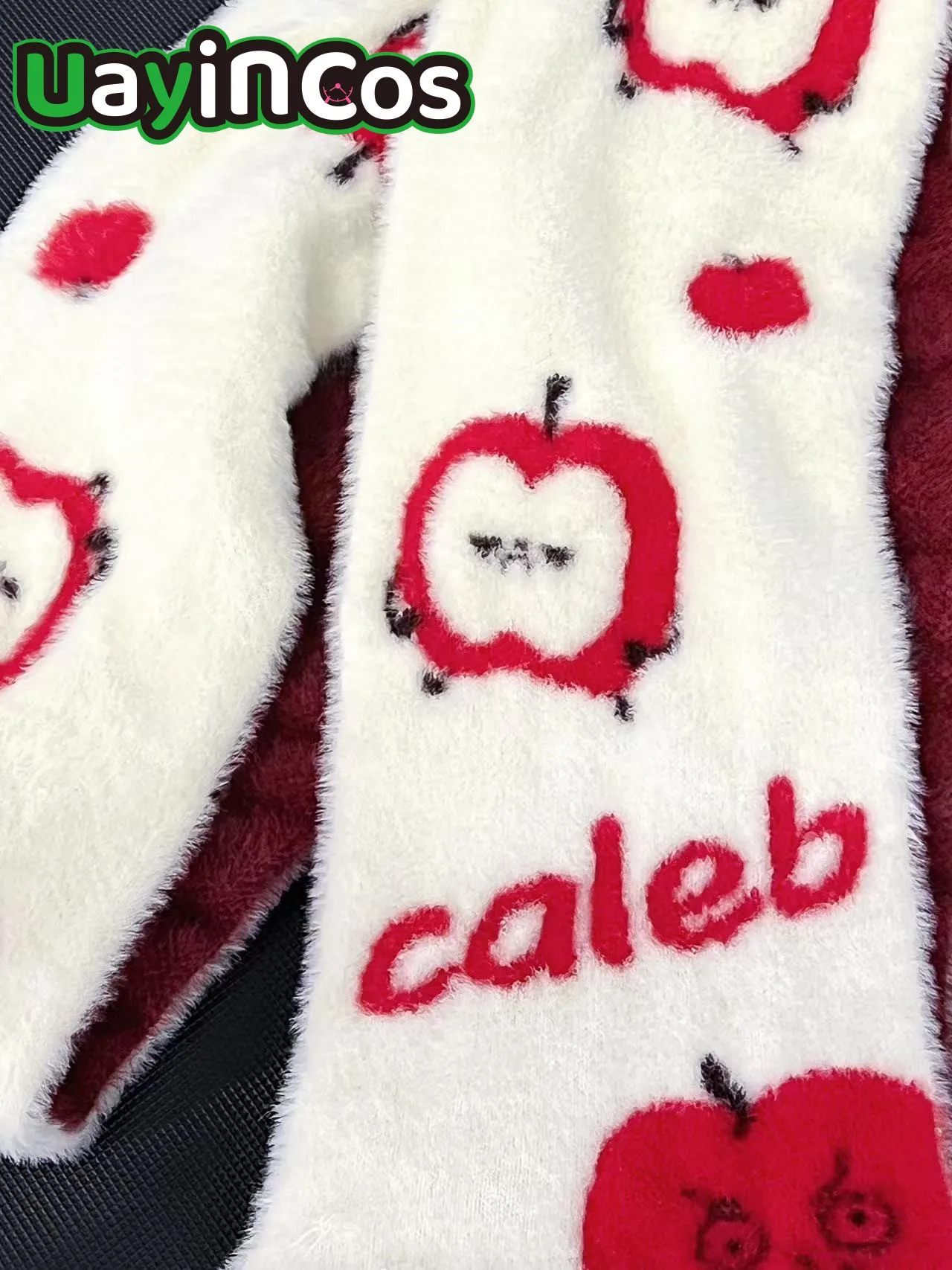 

In Stock Scarf Love and Deepspace Caleb Apple Scarf New Year Warm Winter Scarf Outdoor Neck Cover Scarf Anime Game Kids Gifts