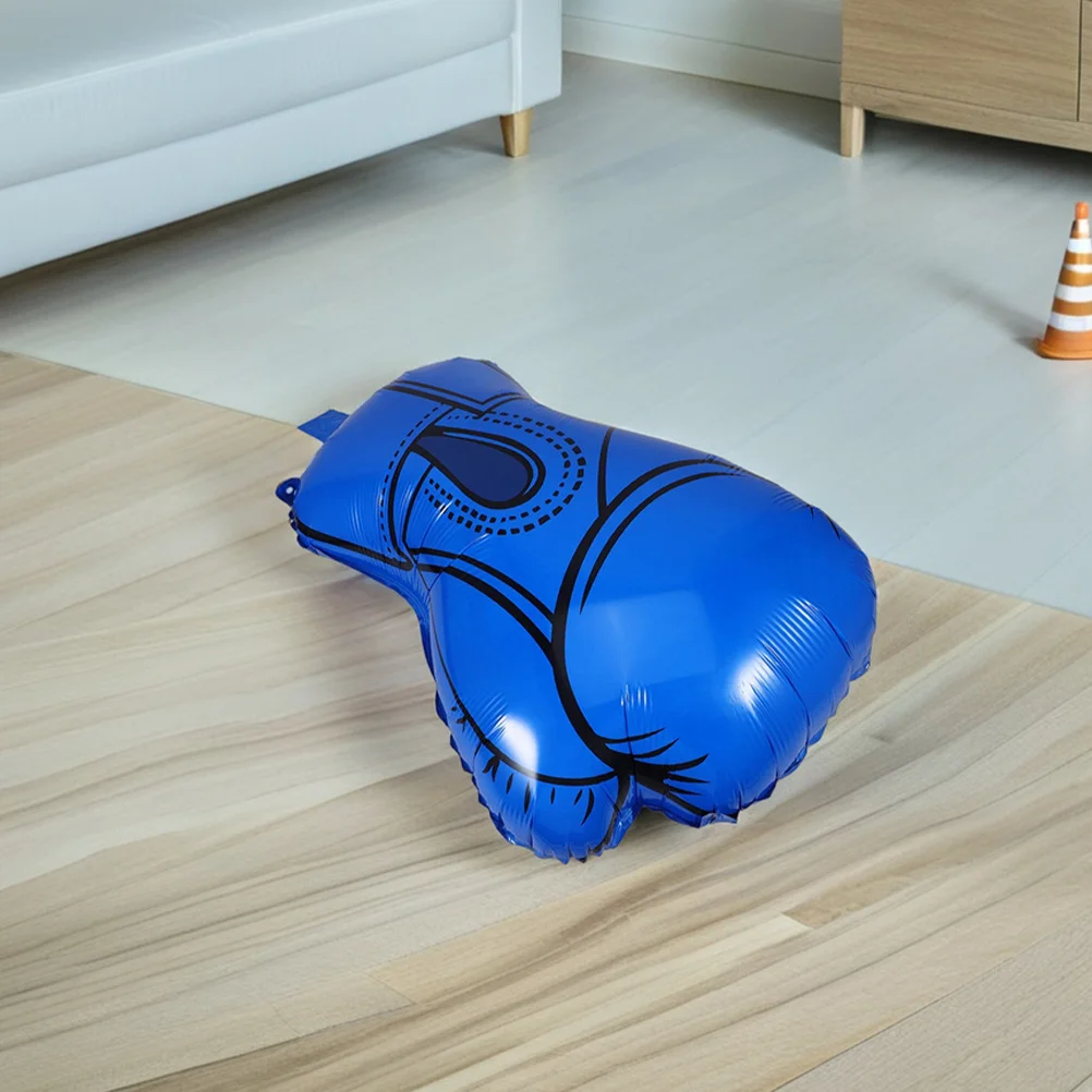 

10Pcs Boxing Glove Foil Balloons Aluminum Sport Birthday Party Wrestling Themed Decorations Boys Birthday Balloons