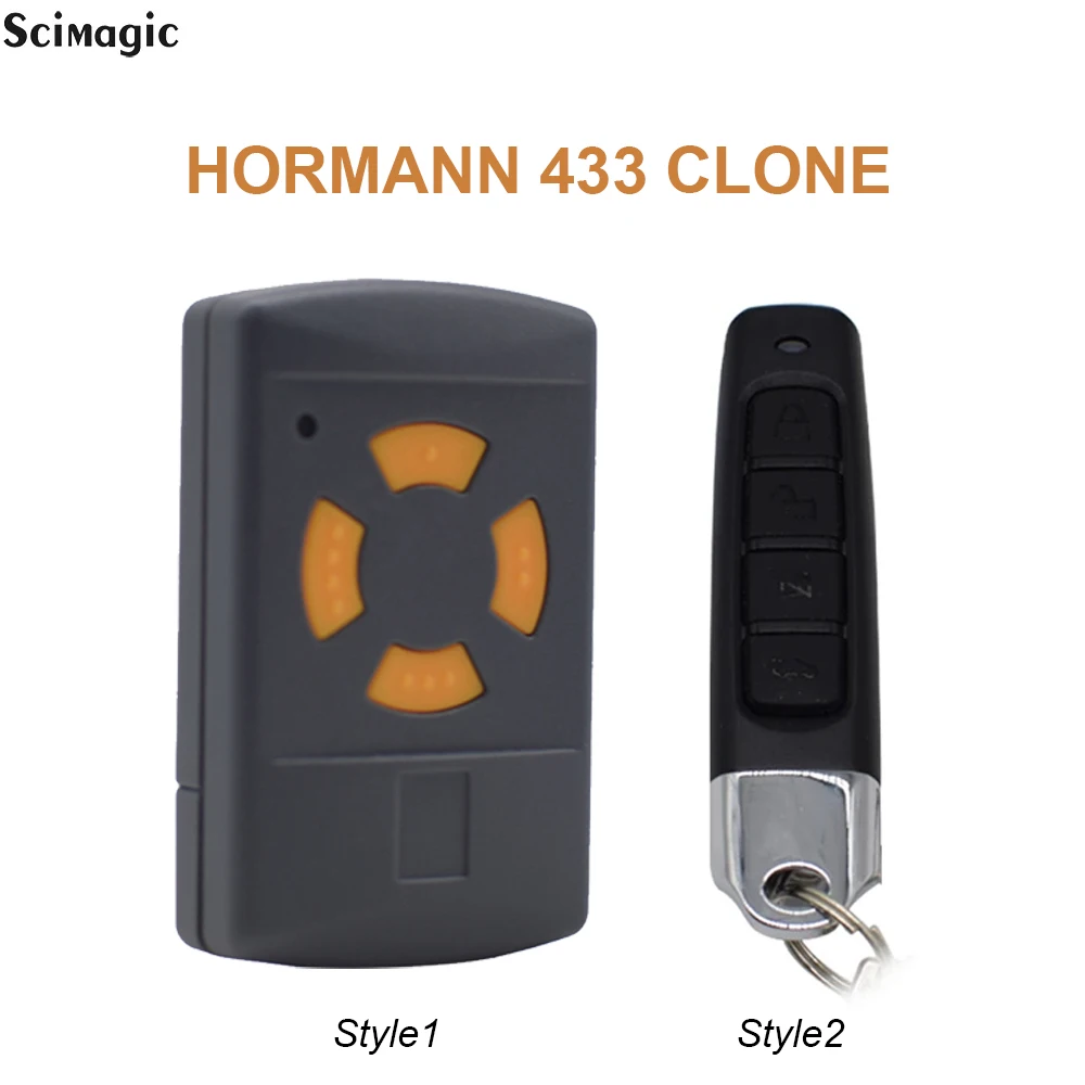 

2 Type 433mhz HORMANN Garage Remote Control Clone for HSM2 HSM4 HS2 HS4 433 mhz HSM2-433 HSM4-433 HS2-433 HS4-433 433.92MHz Key