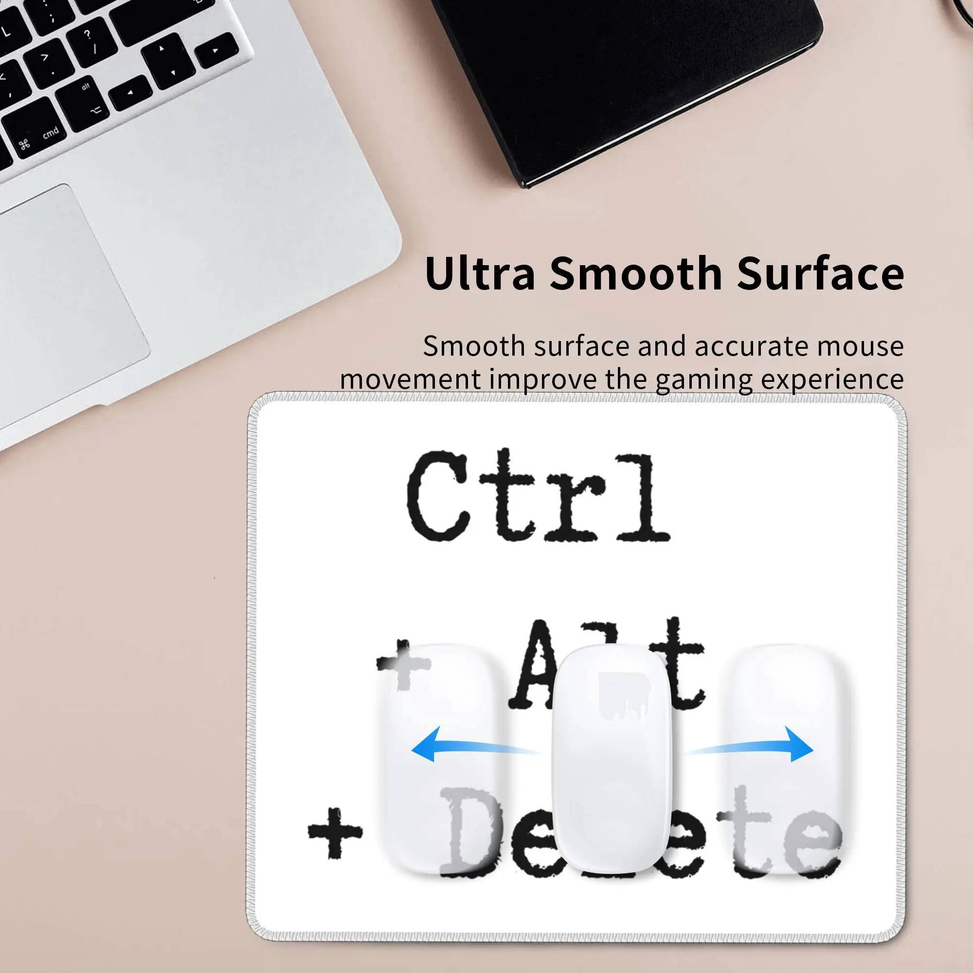 Ctrl + Alt + Удаление коврика для мыши Компьютерная клавиатура Коврик для мыши Игровой ПК Ноутбук Настольный коврик Офисные аксессуары Настольные коврики