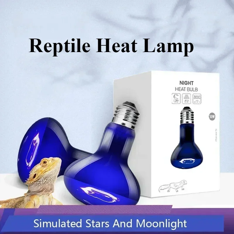 UVA+UVB Reptile Heating Lamp Turtle Basking UV Light Bulbs 35W-100W Snake Lizards Terrarium Temperature Controller Accessories