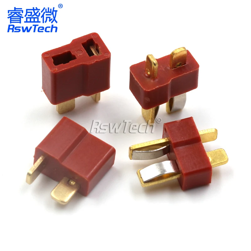 5PCS T Type Plug Interconnect Socket Power Connector Male/Female Header