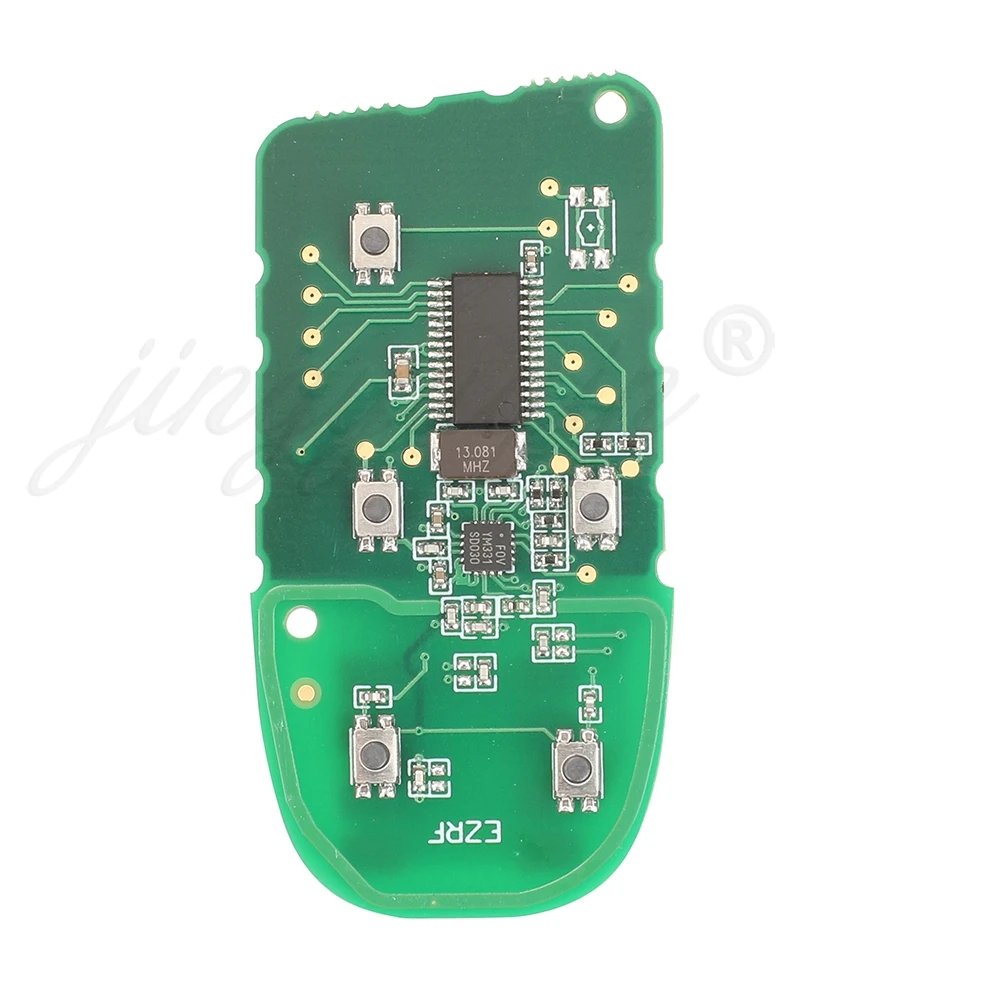 Jingyuqin Aftermarket 3/4/5BTN Fernbedienung Auto Schlüssel für Fiat 500 500L 500X 2016 2017 2018 2019 Smart fob Control 433MHz 4A Chip SIP22