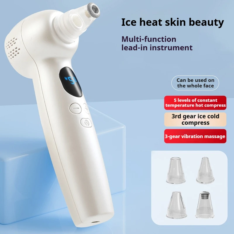 ประคบร้อนและเย็น สิวหัวดํา ดูดใบหน้า สิวหัวดํา ทําความสะอาดรูขุมขน เครื่องมือความงามบนใบหน้า