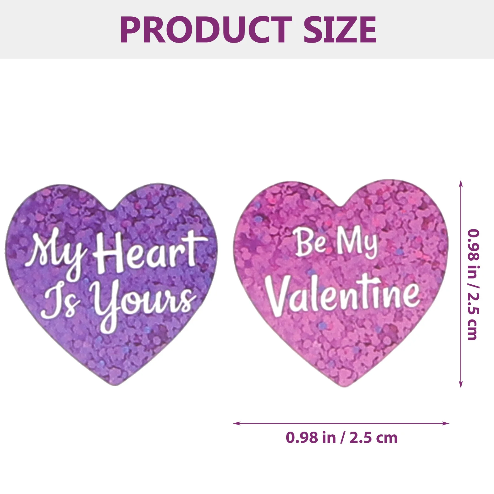 5 لفات ملصقات ذاتية اللصق على شكل قلب الشارات لعيد الحب هدية التفاف ختم تسميات المغلفات بطاقات ديكور الحفلات #3