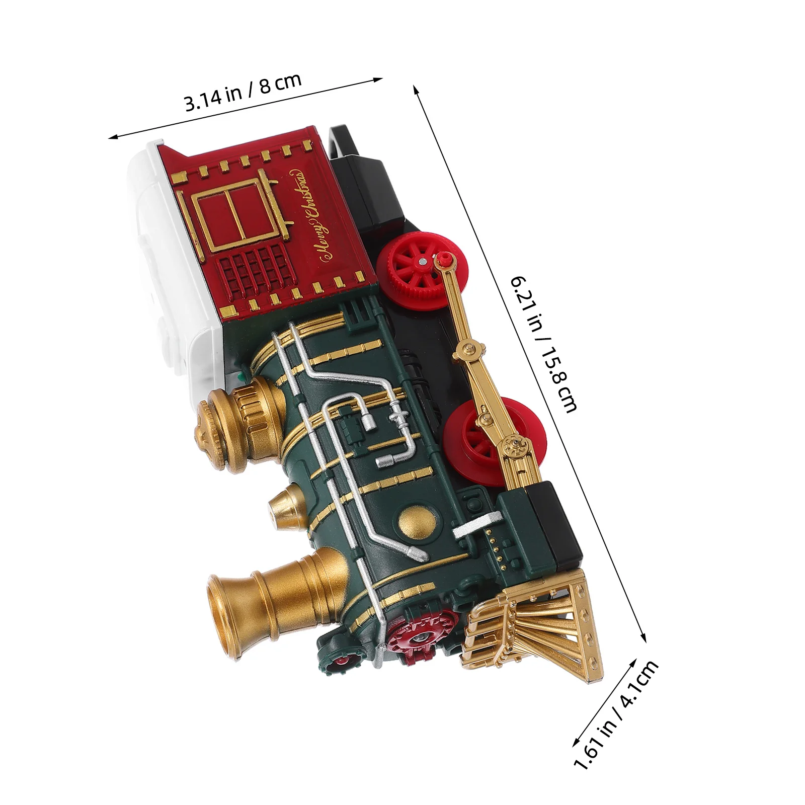 Christmas Train Playset Powered for Kids Gift with Sounds Electric Toy Track