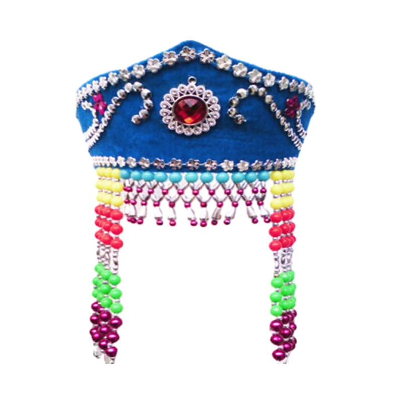 Chinese Mongolian Head Wear Women Men Mongolian Dance Performance Hat Head-dress Classical Ethnic Minority Cosplay Accessories