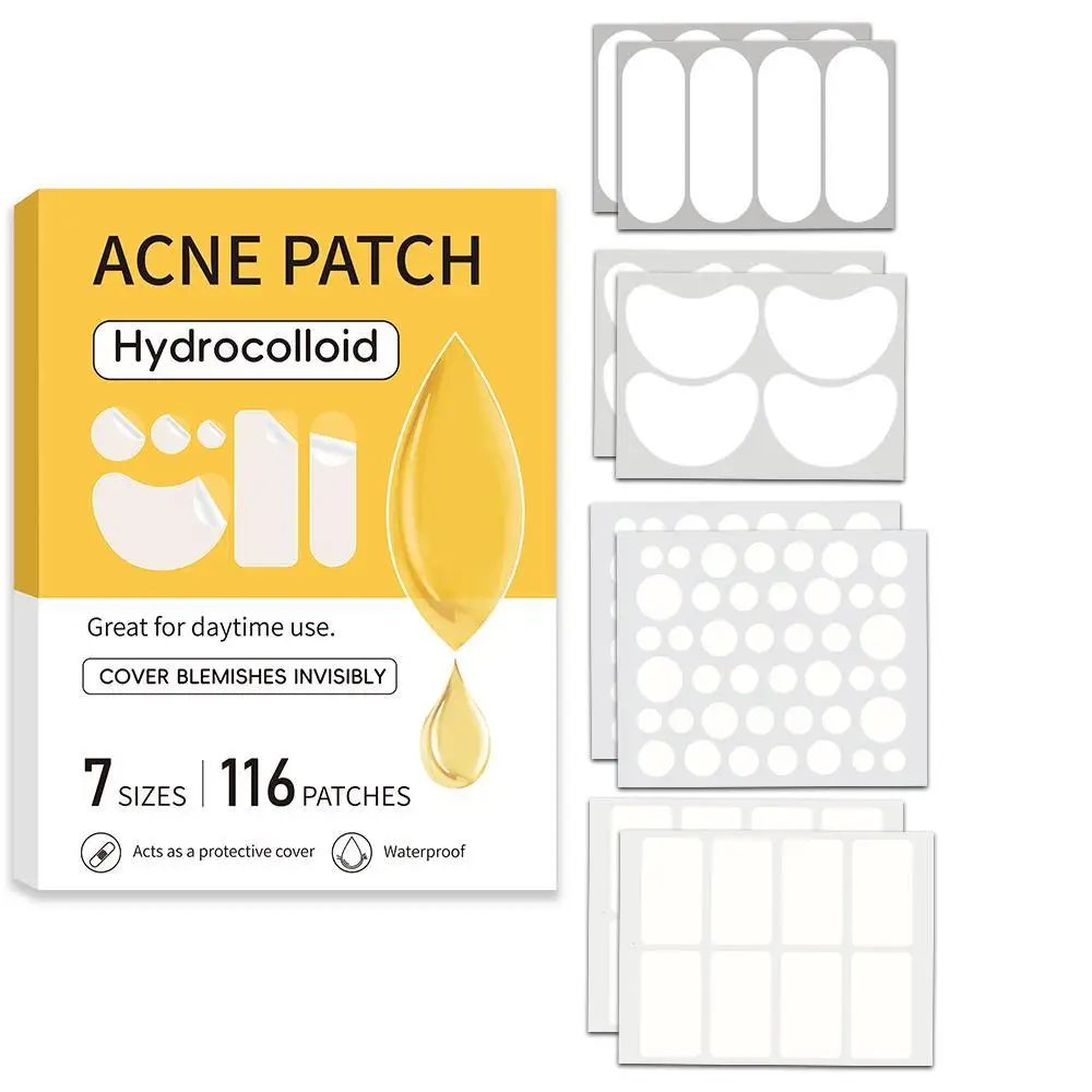 Multi-shape Mixing  Acne Patch Invisible Removal Pimple Anti-Acne Waterproof Hydrocolloid Patches Spots Marks Concealer Makeup