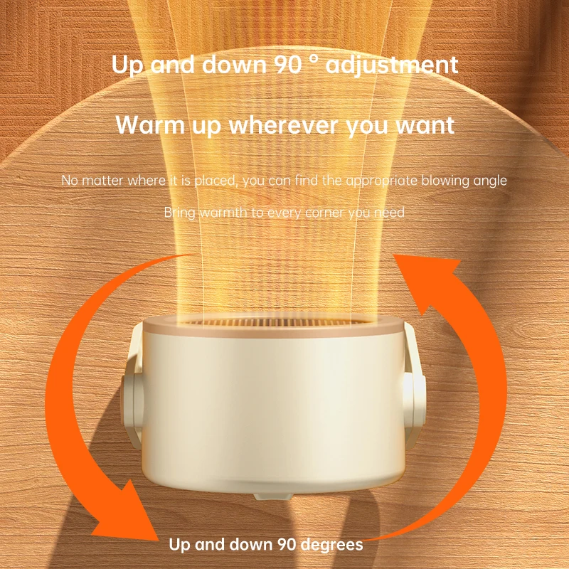 Soplador de aire caliente eléctrico para el hogar y la Oficina, minicalentador portátil de invierno, 110V/220V