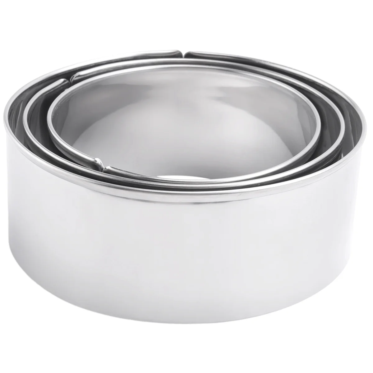 Stainless Steel Dumplings Maker,2 Dumpling Molds 3 Dumpling Skin Maker,Chinese Dumpling Cutter Pie Ravioli Press Mold SQ