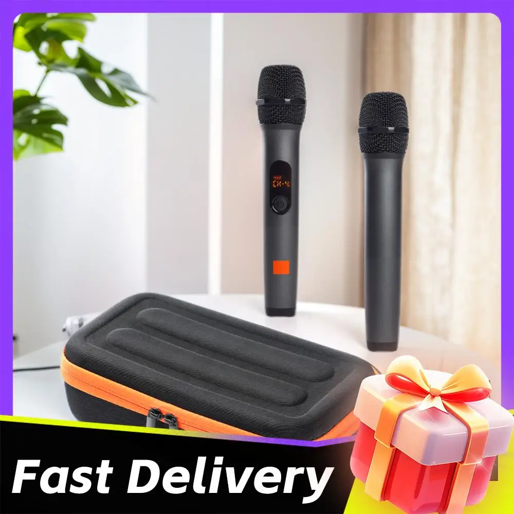 

Дорожный чехол для перезаряжаемого микрофона, ударопрочный жесткий кейс, органайзер с защитой от царапин, коробка для хранения для беспроводного микрофона JBL PartyBox