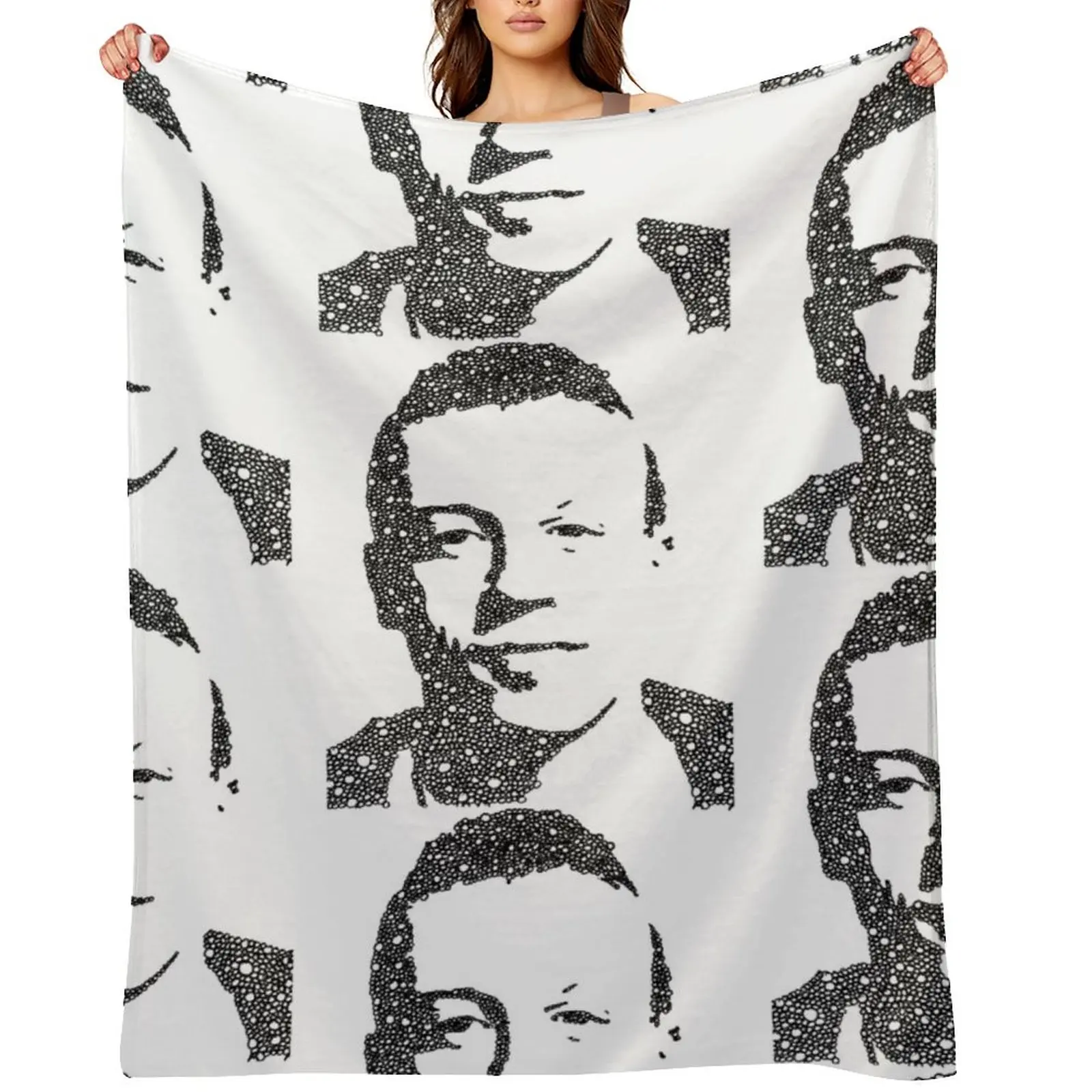 

Macklemore Portrait Throw Blanket Luxury Designer Soft Beds blankets ands Plaid on the sofa Blankets