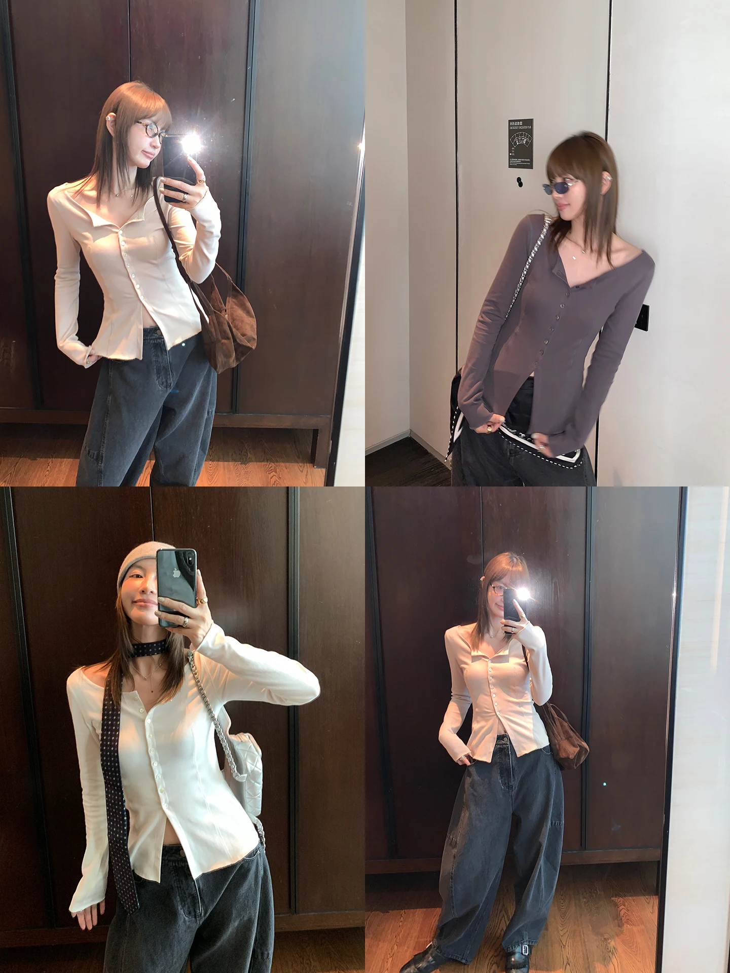 

Классическая простая однотонная трикотажная футболка с U-образным вырезом, приталенного кроя, с длинным рукавом, осенняя повседневная женская хлопковая трикотажная кофта