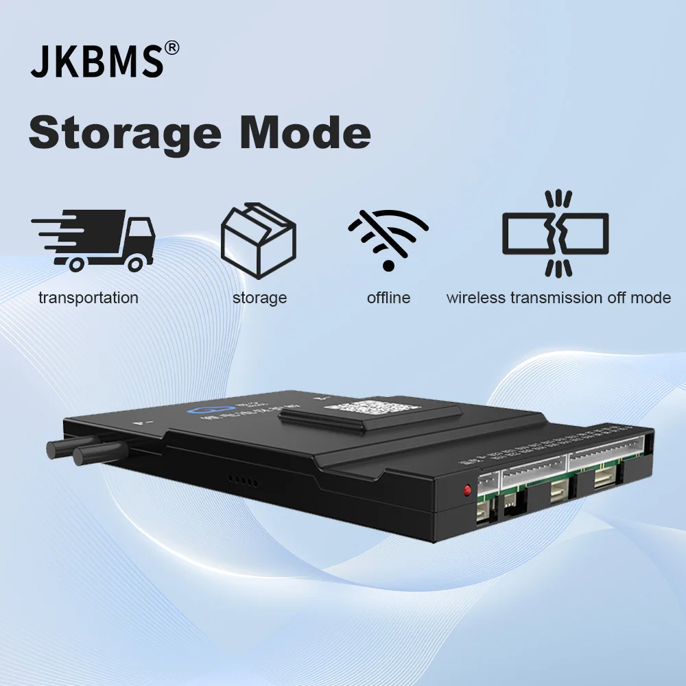 JKBMS B2A24S15P 2A Active Balance BMS 150A BT 36V 48V 60V Li-Ion Lto battery 18650 battery lifepo4 battery storage Bluetooth