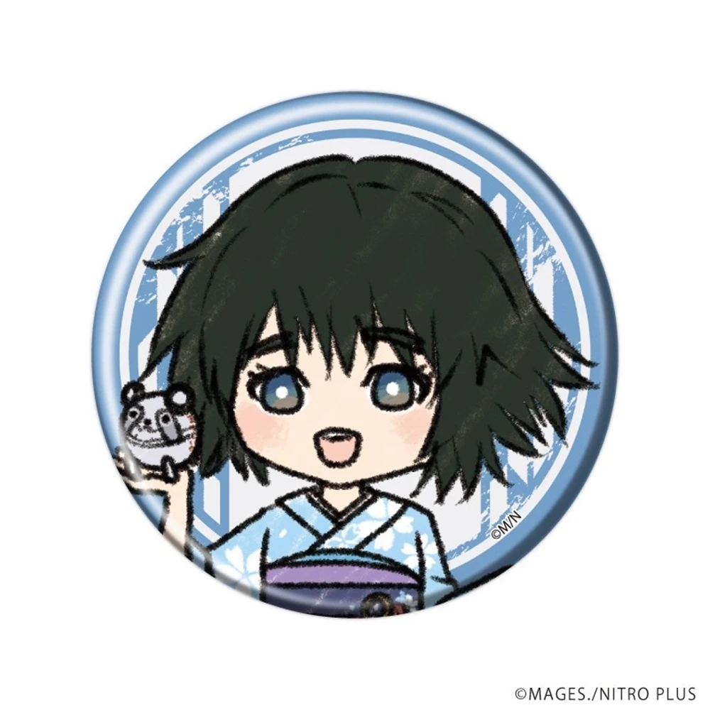 เข็มกลัดคอสเพลย์อนิเมะ Steins;Gate โอคาเบะ รินทารุ มาคิเสะ คุริสึ ชิอินะ มายูริ ขนาด 58 มม. ทำจากแผ่นเหล็ก SPTE ของขวัญคริสต์มาส