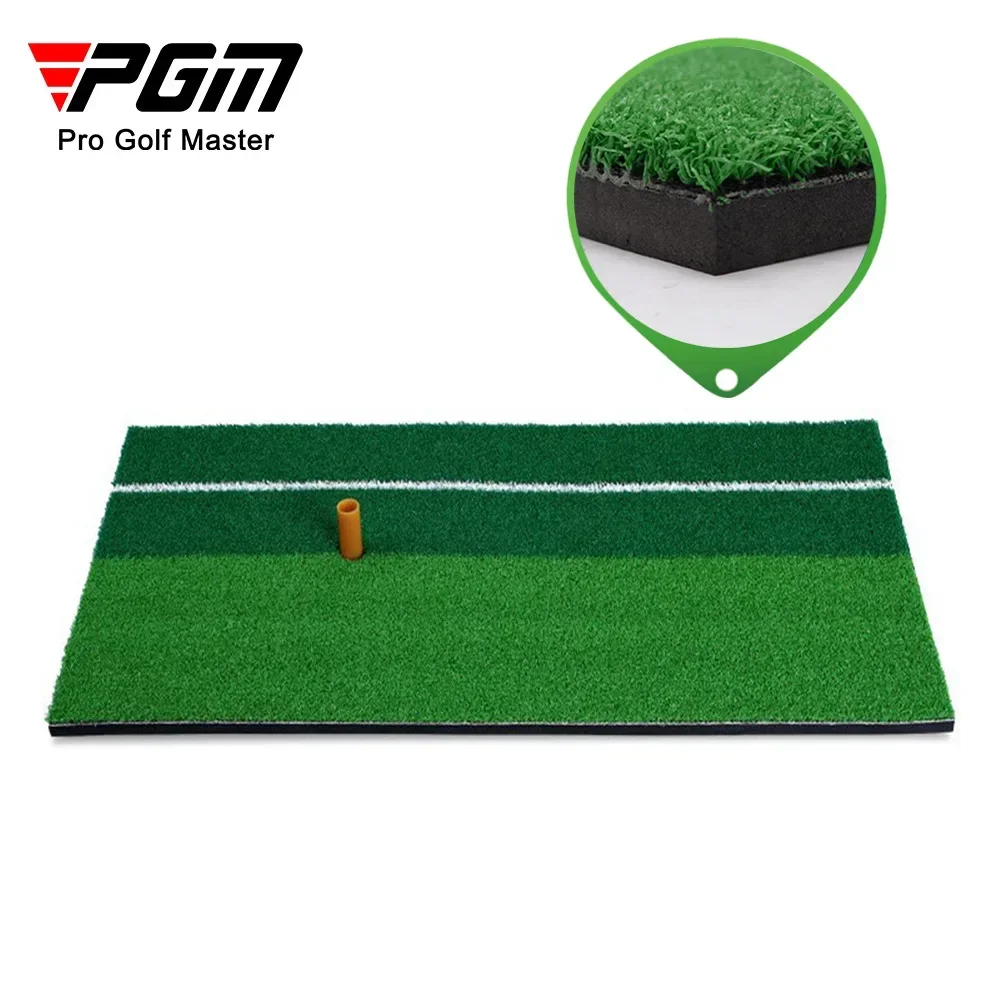 PGM Golf Hitting Mat DJD003-9,Durable Strike Pad With Tee Holder,Indoor Outdoor Golf Swing Training Aids 60x30cm