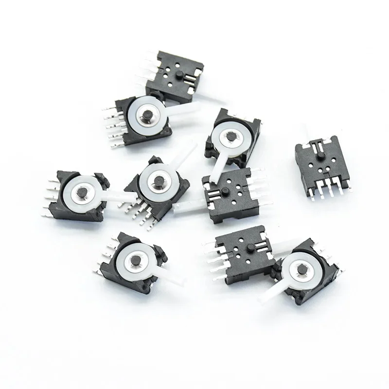 10pcs black detection rocker limit swing movement rocker switch 5 feet reset left and right  micro switch mini  toggle switch