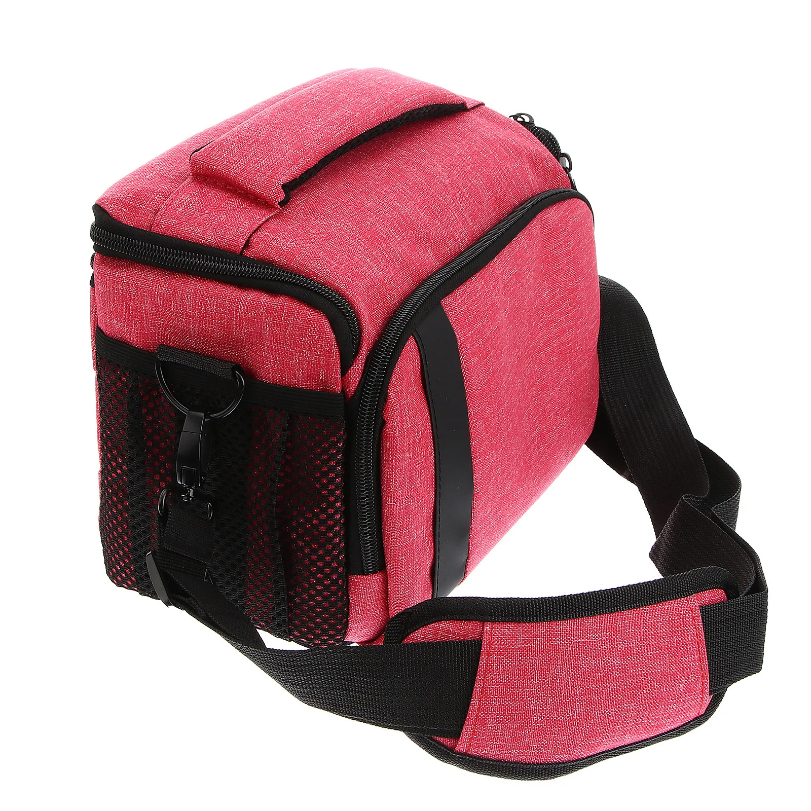 Digital Camera Bag Canvas Portable Shock Absorption Vibration Damping Handbag Storage Organizer Pink Camera Bag