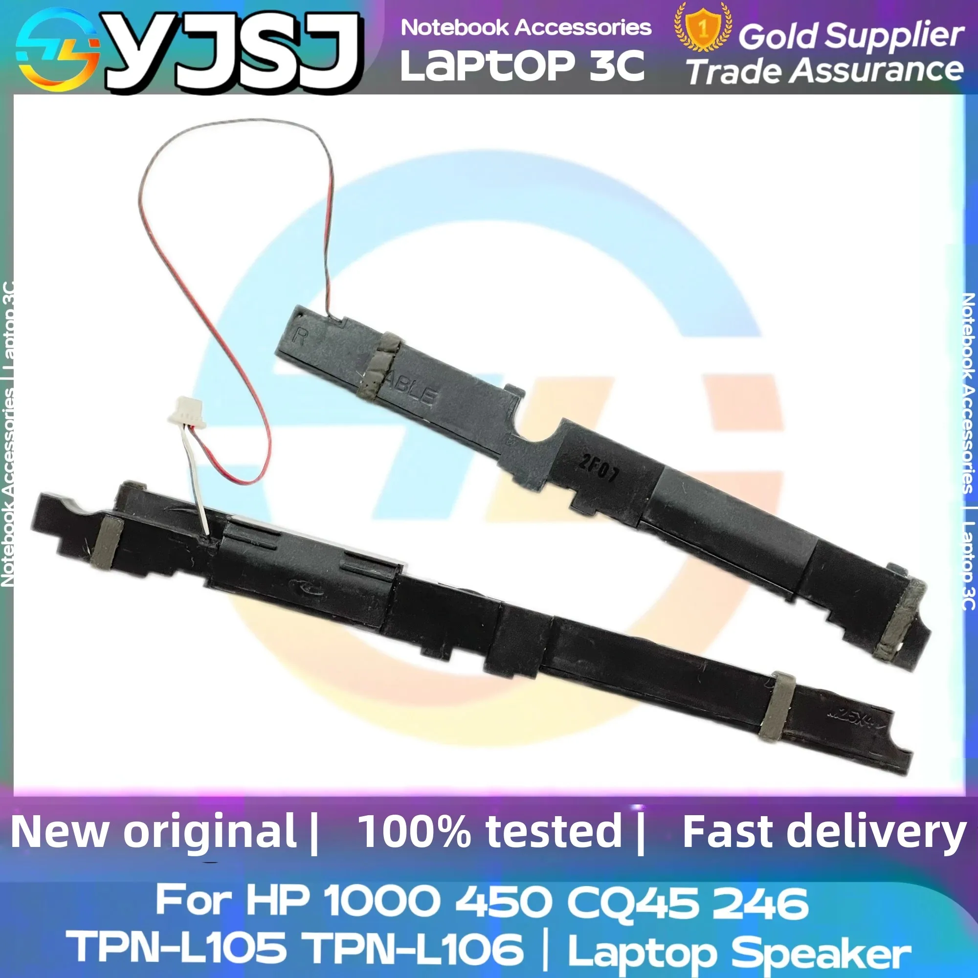 New GENUINE Original Laptop Speaker For HP 1000 450 CQ45 246 TPN-L105 TPN-L106 built-in speaker horn audio