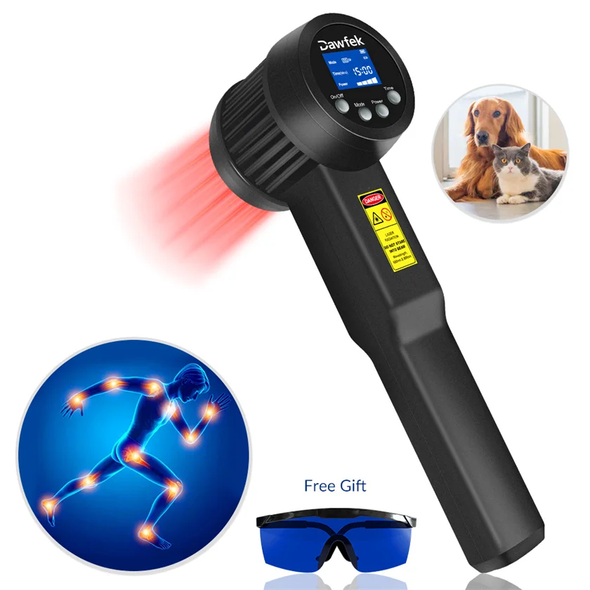 Best Class 4 Laser 808nmX10pcs Cold Laser Therapy 650nmX15pcs for Nerve Pain Laser Treatment for Herniated Disc In Neck Near Me