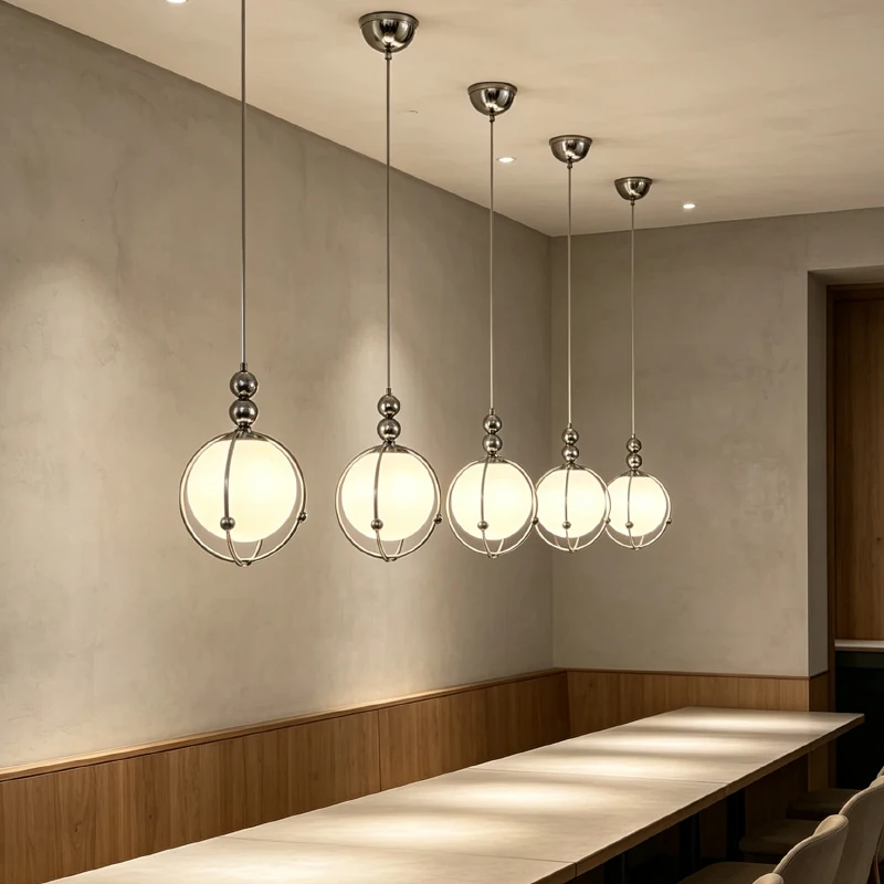 Adjustable Iron Glass Chandelier G9 Luxury Pendant Light Ceiling Hanging Lamp Modern Lighting Fixture for Home Decor