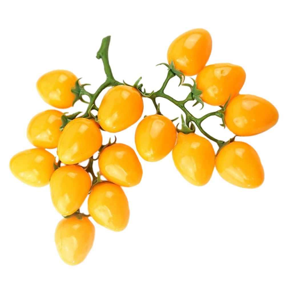 

Artificial Cherry Tomatoes Realistic Faux Fruit Decor for Dining Room Bakery Dessert Shop Faux Fruit Decor Realistic