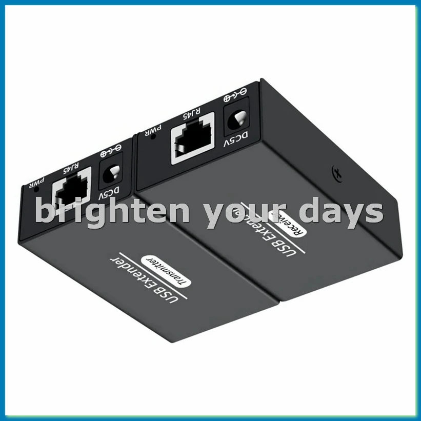 120M 4 Ports USB Extender over Ethernet RJ45 Cat6 Cable Hub Adapter Converter for Keyboard Mouse Printer Scanner US PLUG-A23U