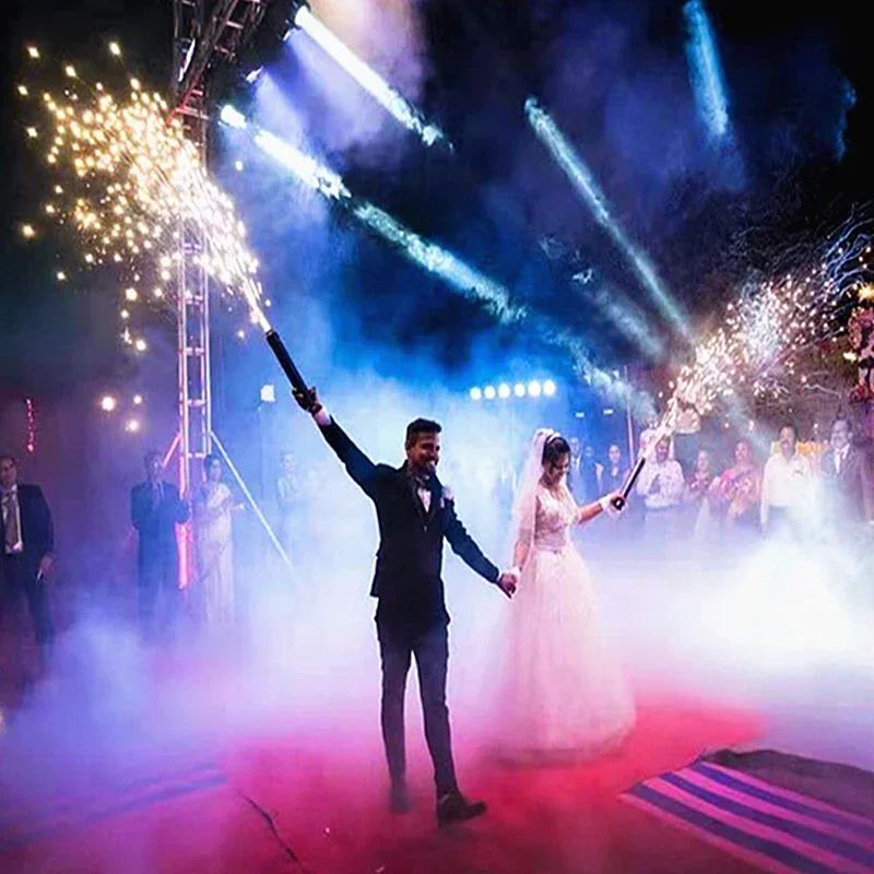 Wedding Handheld Cold Fountain Igniter Pyrotechnic Couple Entry Bridal Marriage Decor Firework Machine Christmas Proposal Event