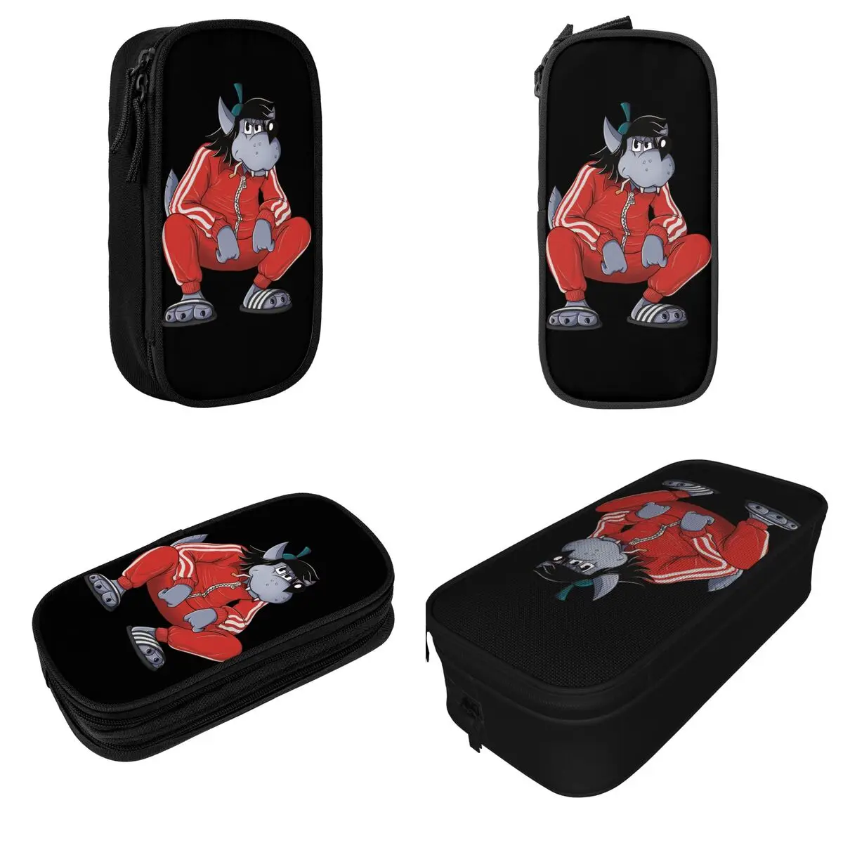 Lovely Nu Pogodi Tracksuit Squat Wolf Pencil Cases Pencil Box Pen Holder for Girls Boys Big Capacity Bag School Gifts Stationery