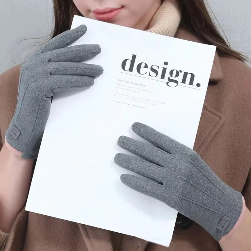 Winter Warm Gloves Soft Lined  - Wool Glove Lined ulasan dan harga