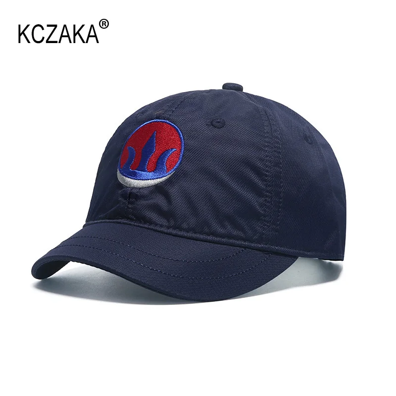 5cm Short Brim Baseball Cap for Men Casual Embroidery Soft Top 6 Panels Snapback Caps for Women Short Billed Umpire Dad Hats