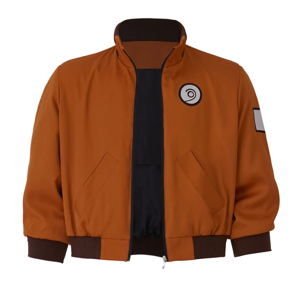 Game Disco Elysium Cosplay Kim Kitsuragi Costume Men Orange Retro Baseball Jacket Casual Pilot Coat