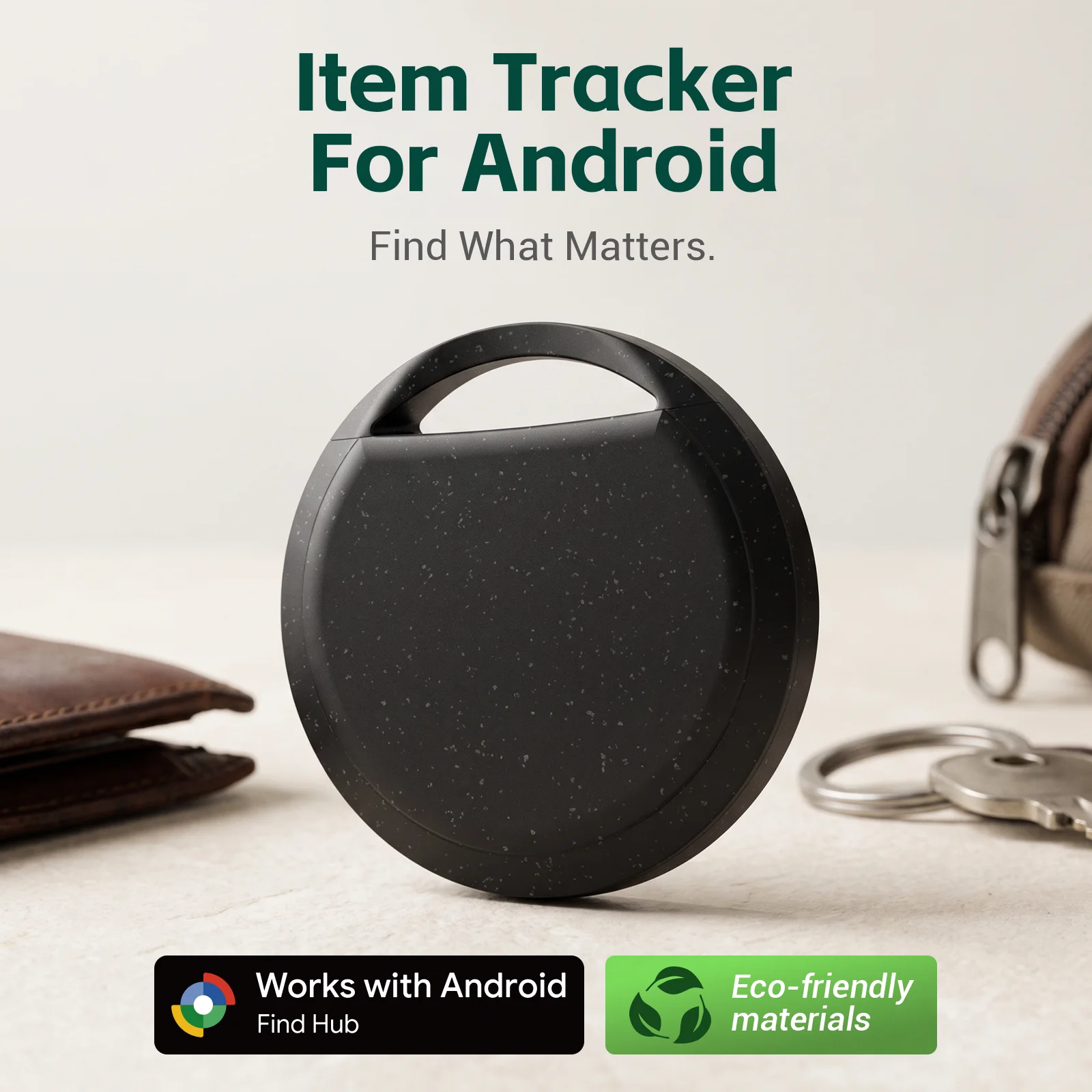 Smart Location Tracker Work With Google's Find Hub Positioning Tag for Xiaomi Samsung GMS Finder Made with Eco-friendly Material