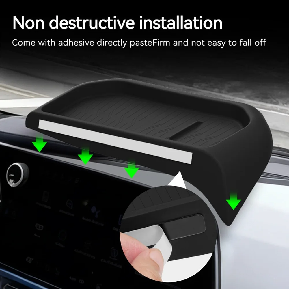 

Car Silicone Storage Box Behind Screen For Vehicle Expand Space Waterproof Scratch For Chevrolet EV 2024