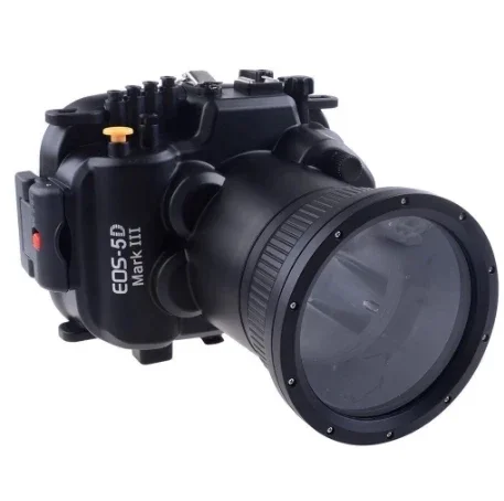 60 meters 197ft Underwater Waterproof Housing Diving Camera Case for Canon 5D Mark III 24-105mm Lens Or 24-70mm mark I 5D3