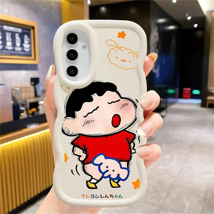 

Crayon Shin Chan Phone Case for Samsung Galaxy A51 A52 A53 A54 A55 A73A21s A22 A23 A24 A25 A32 A33 A34 A35 4G 5G Soft Funda