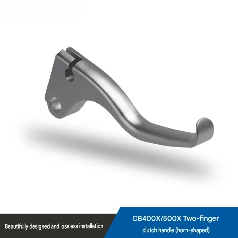 For CB400X CB500X Motorbike Short Two-Finger Competition Clutch Lever Ergonomic Horn Shape Lossless Installation Mod Parts