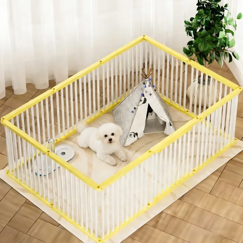 Security Barrier Dog Fence Modular Extendable Playpen Dog Fence Folding Indoor Circle Supplies Rejas Para Mascotas Pet Supplies