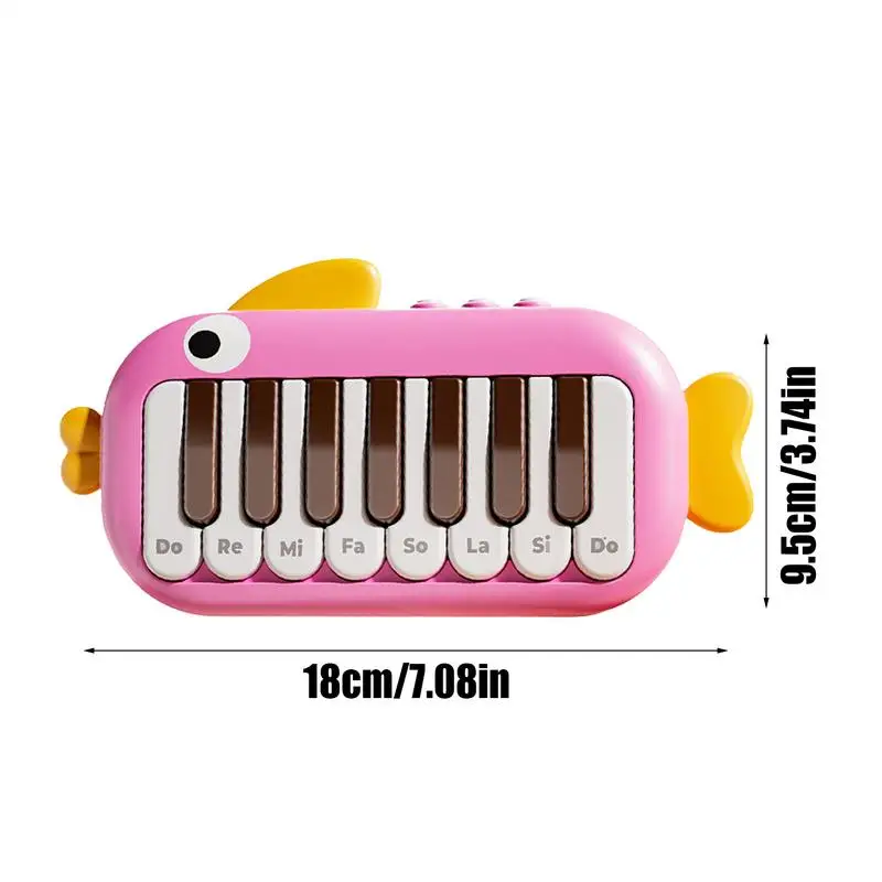 Piano portátil, instrumento educativo de música, teclado de juguete, Piano para niños principiantes, Piano de bolsillo electrónico, juguetes musicales pequeños para