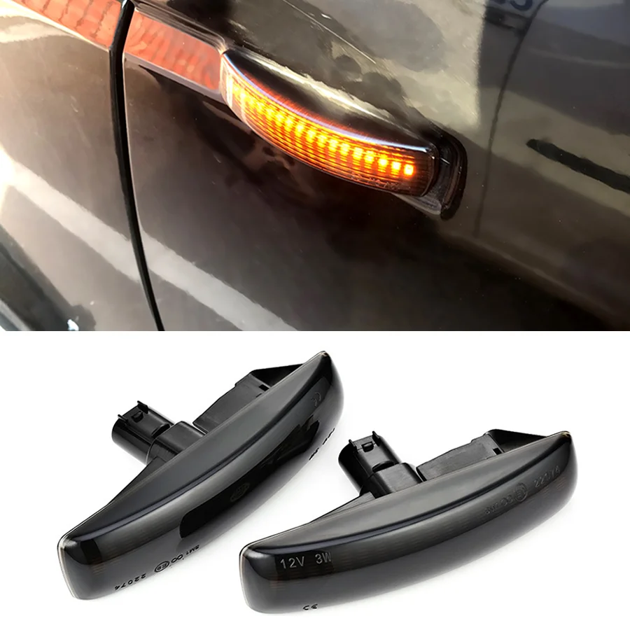 

Reamocea 2Pcs Turn Signal Light Side Fender Marker Sequential Lamp Halogen/LED For Land Rover DISCOVERY 3/4 Freelander LR007954