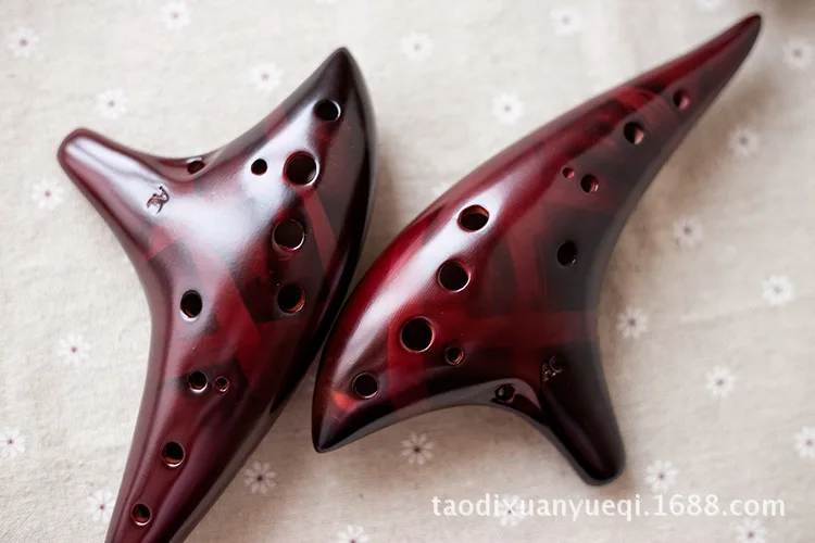 12-Loch Keramik-Ocarina in Alto-C-Stimmung für Anfänger Präzise Intonation Musikinstrument Ocarina – Detail 1