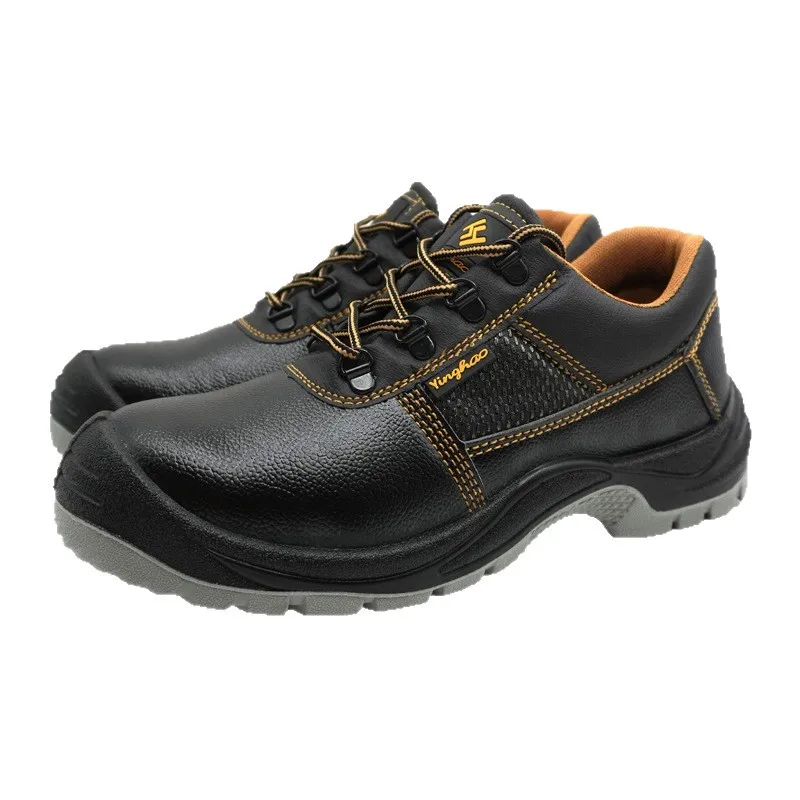 Anti Smash Anti Puncture Wear Resistant Breathable Anti Splash Safety Shoes Low Top High Top Work Boots Protective Footwear