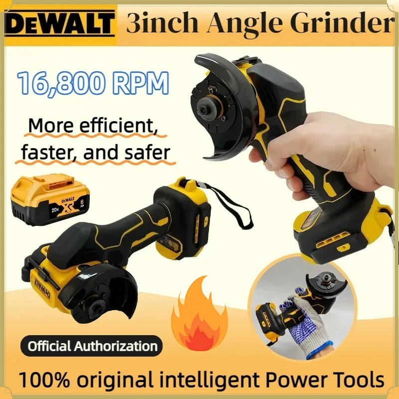 

Аккумуляторная угловая шлифовальная машина DEWALT 3 дюйма, мини-полировальная машина для шлифовки и резки, для литиевых аккумуляторов 20В/18В